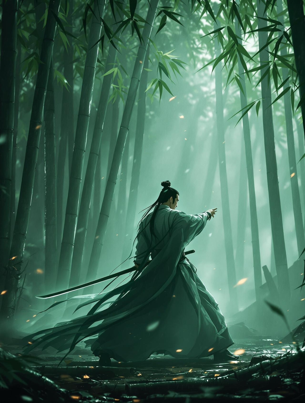 蜂鸟影视出品《江湖夜雨》高清海报